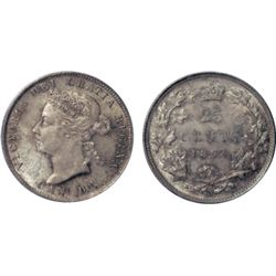 1894. PCGS graded Mint State-65. Shades of grayish toning, with underlying lustre. A gem twenty-five