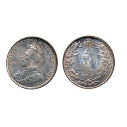 1933. PCGS graded Mint State-65. A frosty and brilliant piece.