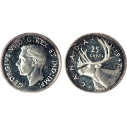 1947. Maple Leaf. ICCS SPECIMEN-67. Cameo. Brilliant. Outstanding fields and virtually perfect.