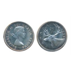 1956. ICCS Proof-Like-66. Heavy Cameo. Touches of light blue toning. A Gem.