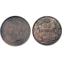 1900. PCGS graded Mint State-64. Original, even medium heavy toning over near perfect cheek and fiel