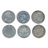 Image 1 : 1910. Edward Leaves, 1946 Partial Dies, 1950 Design. Lot of three (3) coins, all Very Fine-20 or bet