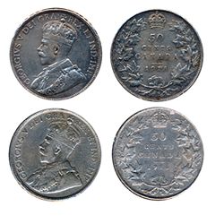 1913. 1916. Both About Very Fine.