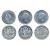 Image 1 : 1947. Curved Right 7. 1947. Straight 7. 1947 Maple Leaf. All three (3) coins are ICCS Mint State-60.