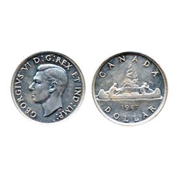 1947. Pointed 7. Double ‘H.P.’ variety. ICCS AU-55. Brilliant.