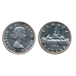 1956. ICCS Proof-Like-66. Cameo contrast. Brilliant.