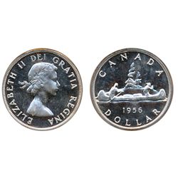1956. PCGS graded Proof-Like-66. Light Cameo finish, with reflective fields.