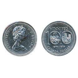 1974. Nickel. Double Yk.#2. ICCS Mint State-65. Scarce in Gem.