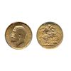 Image 1 : Sovereign. 1917-C. PCGS graded Mint State-64. Brilliant yellow lustre. Golden highlights.