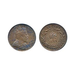 1907. ICCS Mint State-60. Brown.