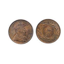 1909. ICCS Mint State-65. Red. 60% red lustre.