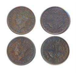 1940. Re-Engraved date. ICCS Very Fine-30; 1940. AU-50. 20% lustre. Lot of two (2) coins.