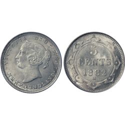 1882-H. PCGS graded Mint State-66. A superb example with light pearl and blue toning and great ‘eye