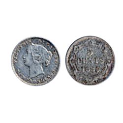 1885. ICCS Very Fine-30. Lightly toned.