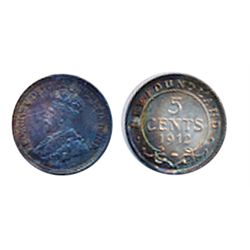 1912. ICCS Mint State-66. Light to medium heavy, multi- hued rainbow toning.