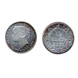 1873. Obverse port. #2. ICCS Extra Fine-40. Light toning, with underlying luster.