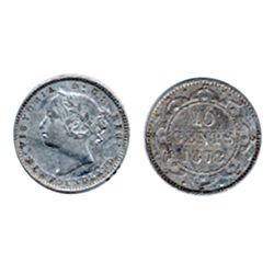 1873. Obverse port. #2. ICCS Very Fine-20. Light silver wash. An underrated date.