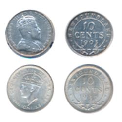 1903. ICCS Very Fine-30. Brilliant; 1941-C. ICCS Mint State- 63. Brilliant. Lot of two (2) pieces.