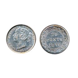 1872-H. ICCS Extra Fine-45. Brilliant, with traces of light toning.