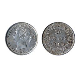 1882-H. ICCS Extra Fine-40. Medium heavy toning.