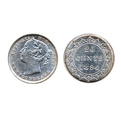 1894. Obverse port. #1. ICCS Extra Fine-45. Brilliant and lustrous.