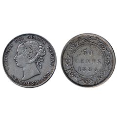 1885. ICCS Very Fine-30. Medium heavy toning.