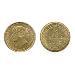 1865. ICCS Extra Fine-40. Bright orange lustre.