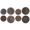 Image 1 : 1/2 CENT. 1861. ICCS AU-55. 20% lustre; 1864. ICCS AU-50. Brown. ONE CENT. 1861. Lg. Bud. ICCS AU-55