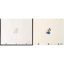 Drawing Genious Idea Cel Original Donald Duck Animation