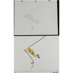 Drawing Original Cel Herculoids Animation Record Timing