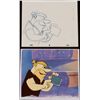 Image 1 : Barney Animation Cel Drawing Flintstones Original Art