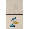 Image 1 : Production Donald Duck Cel Drawing Orig Profile Face