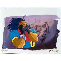 X-MEN Original Animation Signed Stand Lee Careful Cel