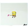 Image 1 : Spongebob Cel Empty Threat Original Art Cel
