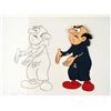 Image 2 : Drawing Cut No Slack Original Cel Animation The Smurfs