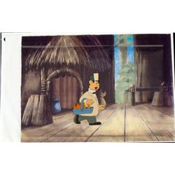 Milk Man Cel Original Animation Printed Background