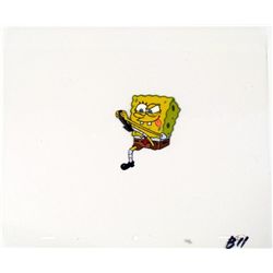 Tongue Out Animation Cel Original SpongeBob Art Shoe