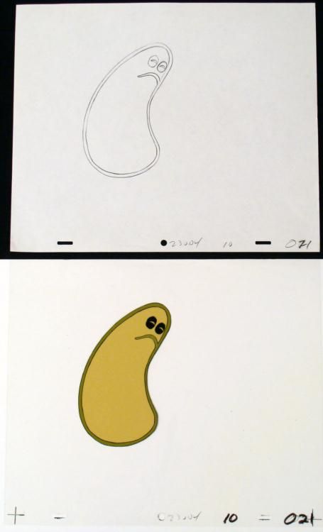 Gloop Orig Animation Cel Drawing Herculoids Art Lasers