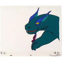 Cel Animation Dinner Time Original Art Dragon and Woman