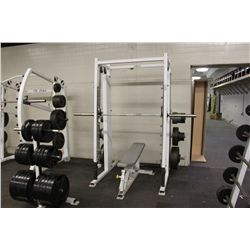 APEX DEAD LIFT WITH WEIGHTS AND ADJUSTABLE BENCH