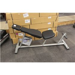 LIFEFITNESS SILVER &BLACK ADJUSTABLE SIT-UP