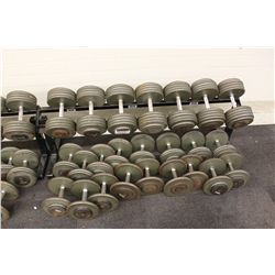 LOT OF ASSORTED METAL WEIGHTS