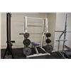 Image 1 : APEX DEAD LIFT WITH WEIGHTS AND ADJUSTABLE BENCH