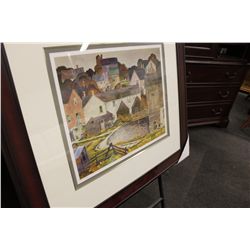 A.J. CASSON LIMITED EDITION PRINT "SATURDAY