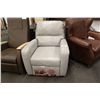 Image 1 : CARLESON GREY LEATHER RECLINER