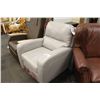 Image 2 : CARLESON GREY LEATHER RECLINER