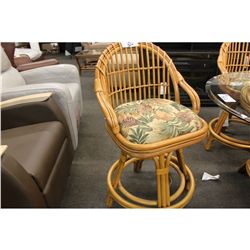 LIGHT RATTAN MONTE CARLO 24" HIGH COUNTER STOOL