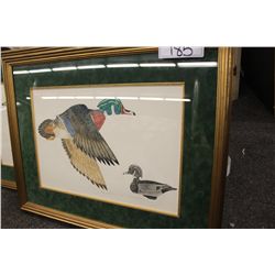 LARRY SAWFORD LIMITED EDITION PRINT "WOOD DUCK IN