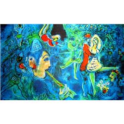 MARC CHAGALL "CIRCUS CLOWN AND DANCER"