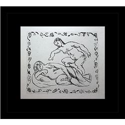 Henri Matisse Erotic Sketch Lithograph